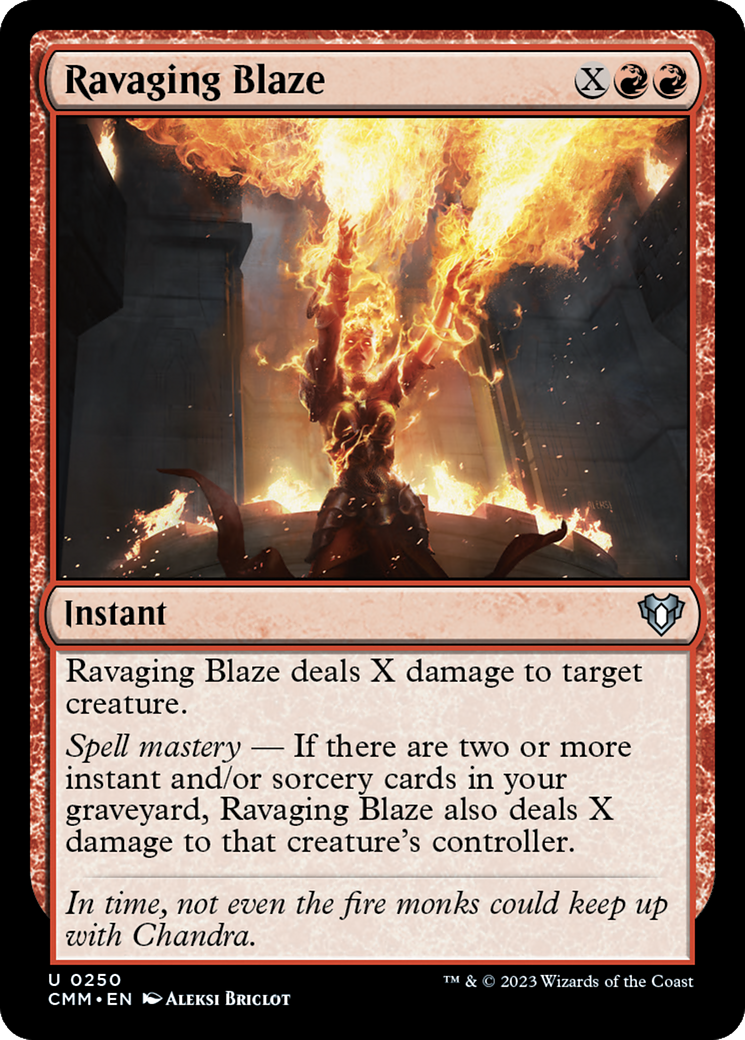 Ravaging Blaze [Commander Masters] | Mega City Incorporated