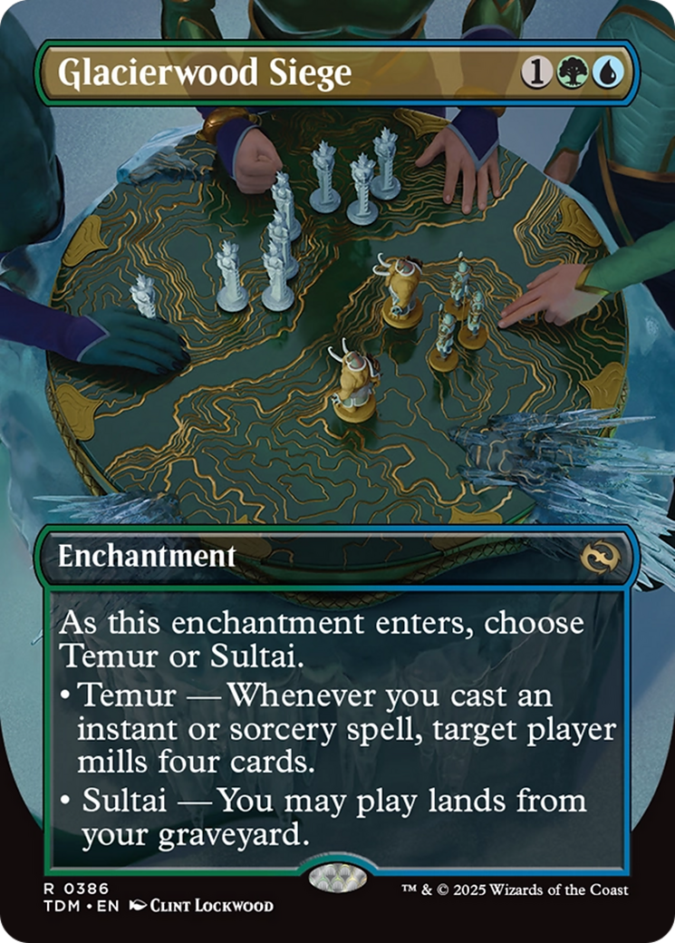 Glacierwood Siege (Borderless) [Tarkir: Dragonstorm] | Mega City Incorporated