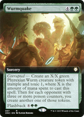 Wurmquake (Extended Art) [Phyrexia: All Will Be One Commander] | Mega City Incorporated