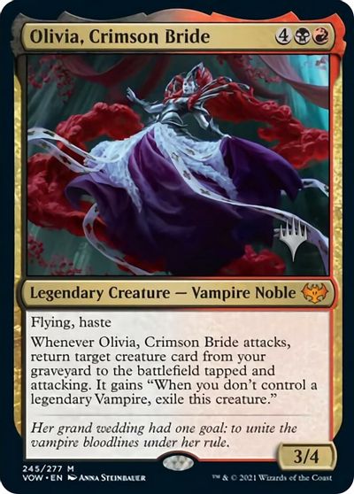 Olivia, Crimson Bride (Promo Pack) [Innistrad: Crimson Vow Promos] | Mega City Incorporated