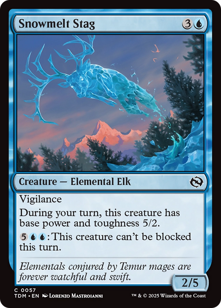 Snowmelt Stag [Tarkir: Dragonstorm] | Mega City Incorporated