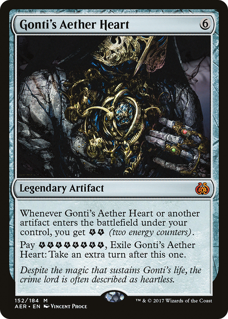 Gonti's Aether Heart (Ripple Foil) [Modern Horizons 3 Commander] | Mega City Incorporated