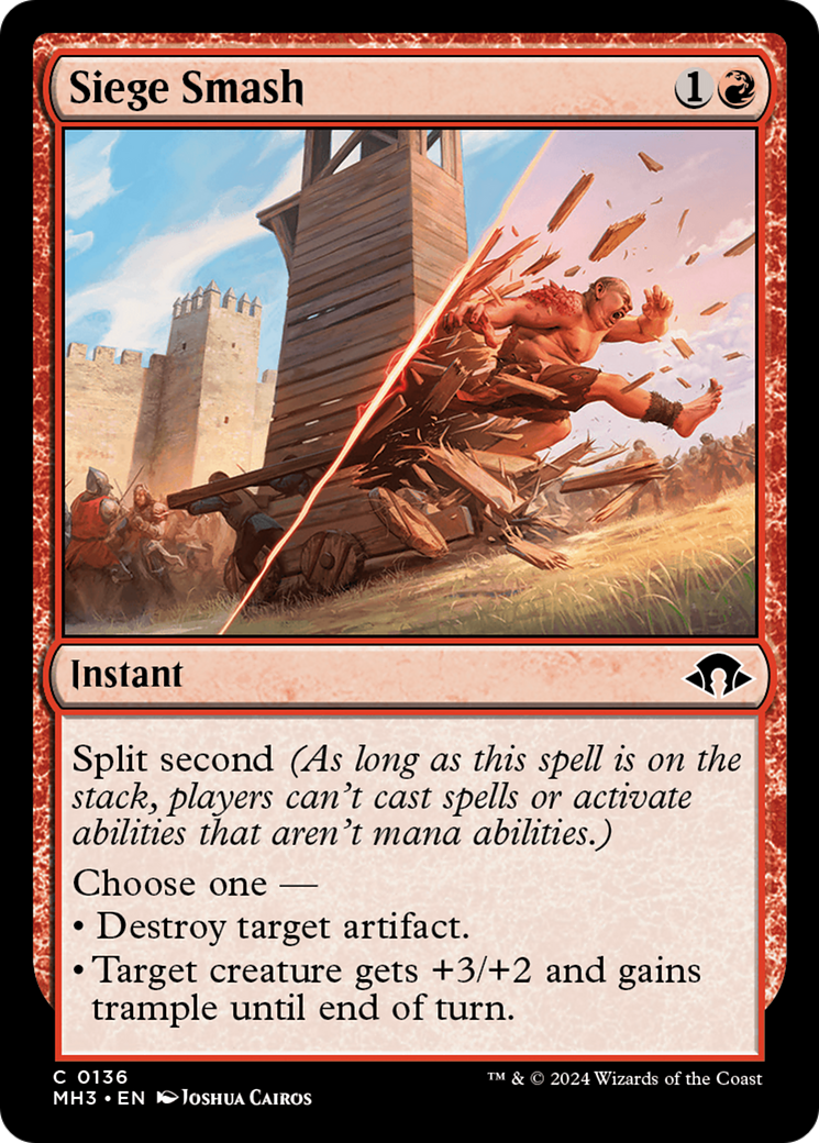 Siege Smash [Modern Horizons 3] | Mega City Incorporated