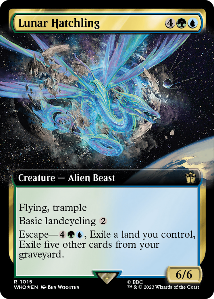 Lunar Hatchling (Extended Art) (Surge Foil) [Doctor Who] | Mega City Incorporated