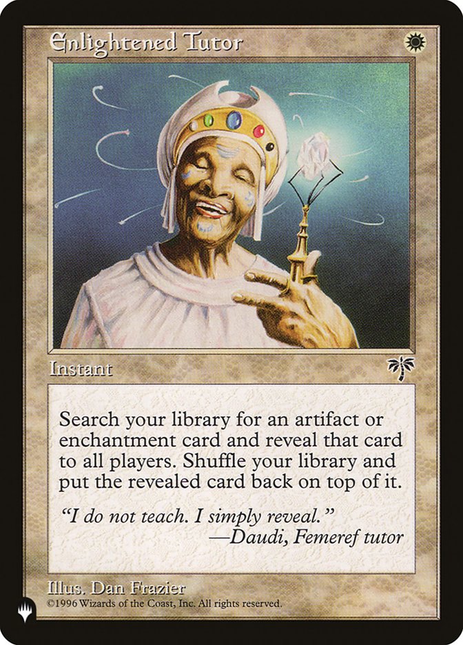 Enlightened Tutor [The List] | Mega City Incorporated