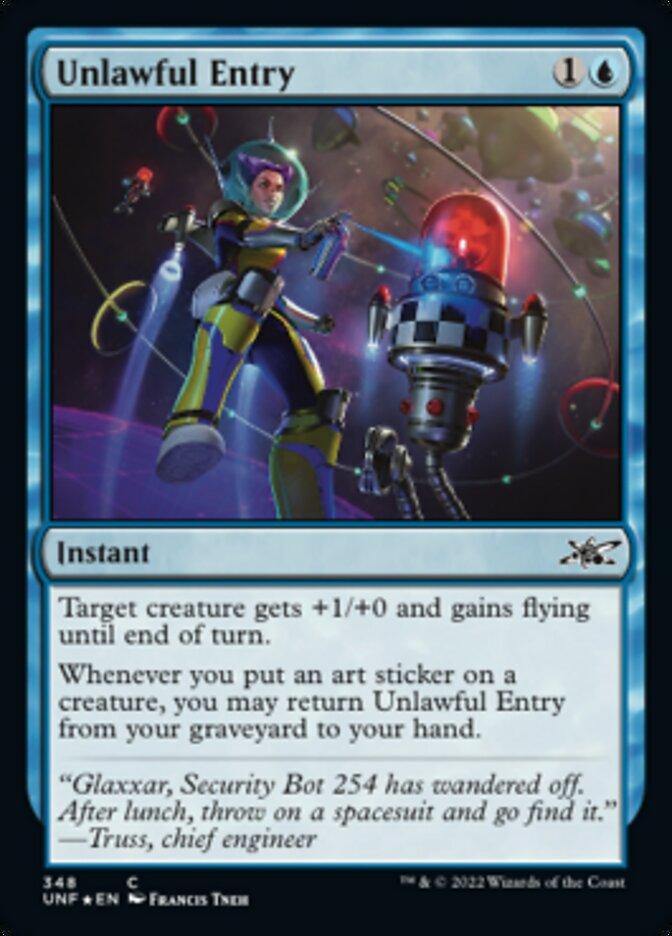 Unlawful Entry (Galaxy Foil) [Unfinity] | Mega City Incorporated