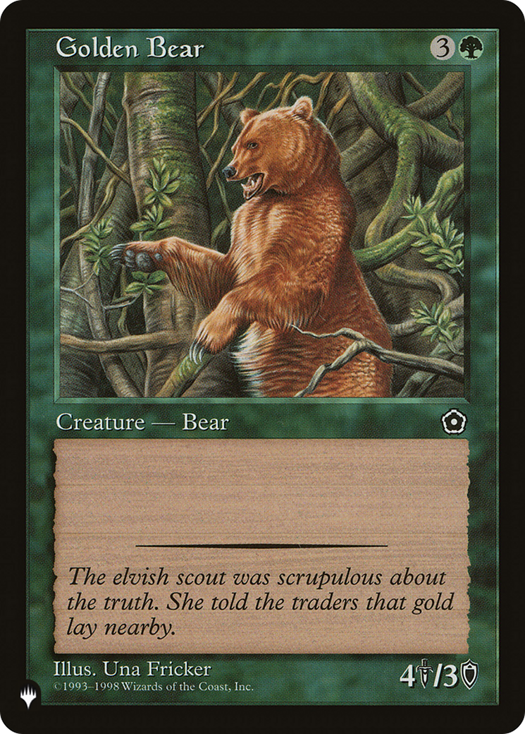 Golden Bear [The List] | Mega City Incorporated
