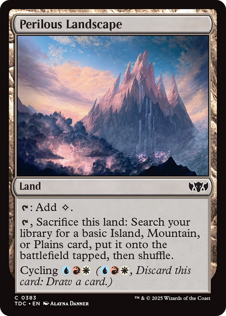 Perilous Landscape [Tarkir: Dragonstorm Commander] | Mega City Incorporated