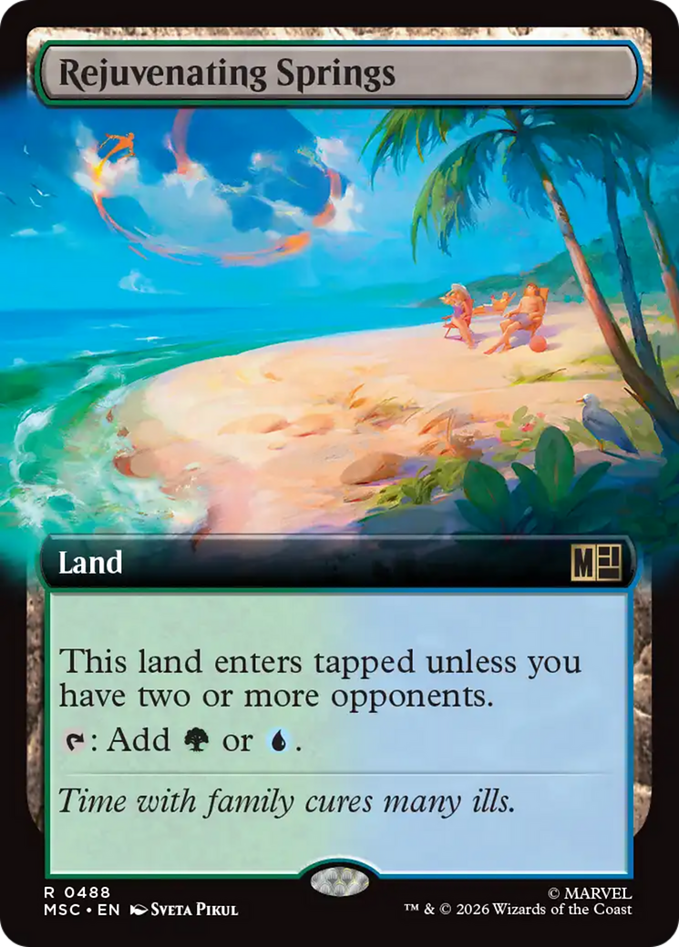 Rejuvenating Springs (Extended Art) [Marvel Super Heroes Commander] | Mega City Incorporated