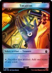 Human Noble // Treasure (0062) Double-Sided Token (Surge Foil) [Doctor Who Tokens] | Mega City Incorporated