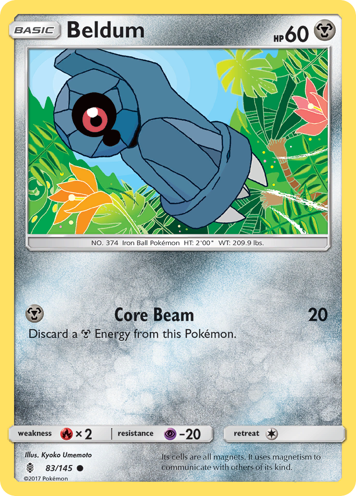 Beldum (83/145) [Sun & Moon: Guardians Rising] | Mega City Incorporated