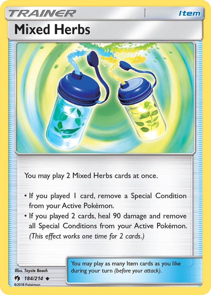 Mixed Herbs (184/214) [Sun & Moon: Lost Thunder] | Mega City Incorporated