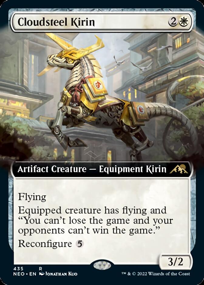 Cloudsteel Kirin (Extended Art) [Kamigawa: Neon Dynasty] | Mega City Incorporated