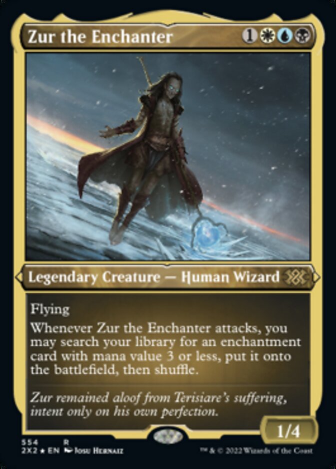 Zur the Enchanter (Foil Etched) [Double Masters 2022] | Mega City Incorporated