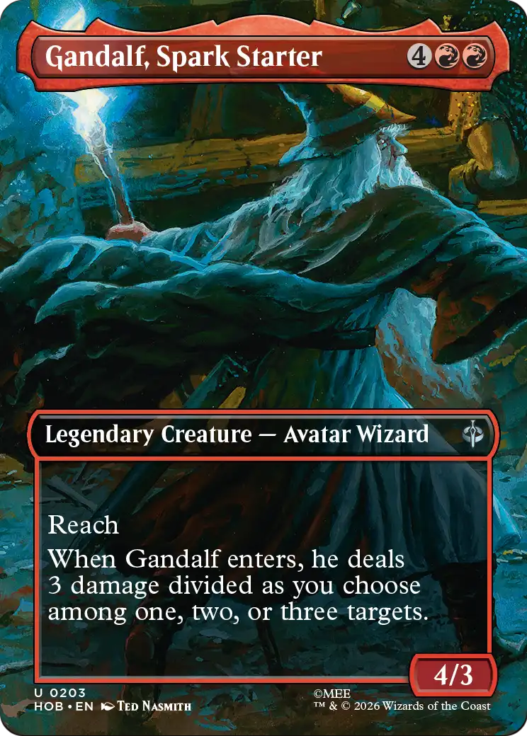 Gandalf, Spark Starter (Borderless) [The Hobbit] | Mega City Incorporated