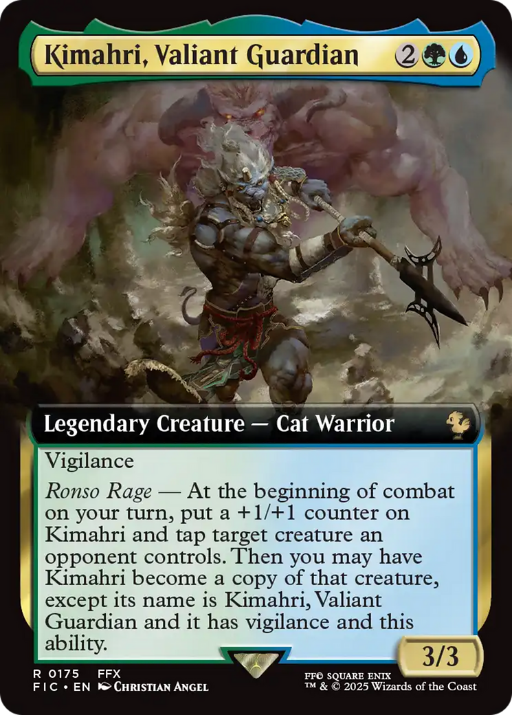Kimahri, Valiant Guardian (Extended Art) [FINAL FANTASY Commander] | Mega City Incorporated