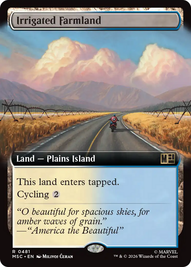 Irrigated Farmland (Extended Art) [Marvel Super Heroes Commander] | Mega City Incorporated