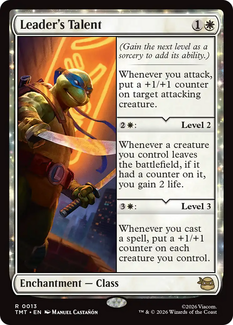 Leader's Talent [Teenage Mutant Ninja Turtles] | Mega City Incorporated