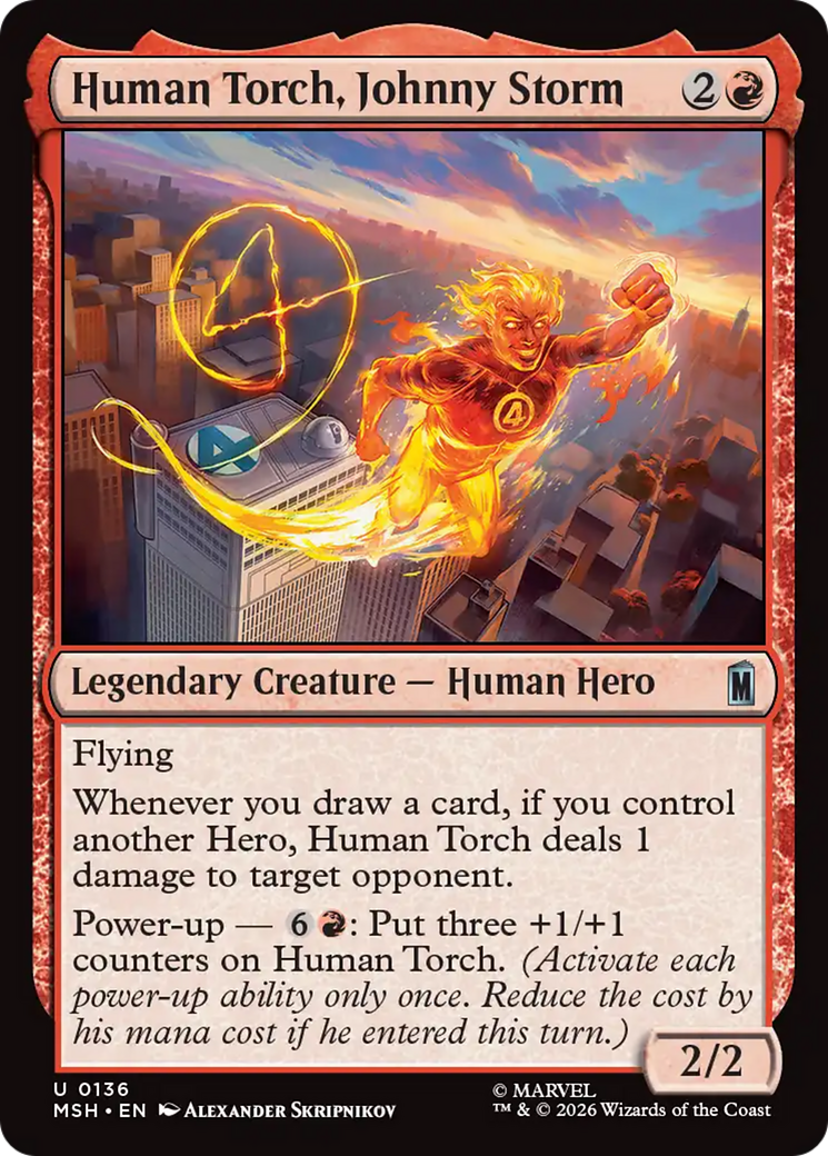 Human Torch, Johnny Storm [Marvel Super Heroes] | Mega City Incorporated