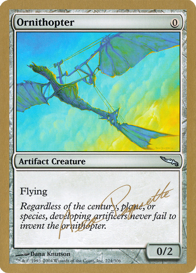 Ornithopter (Aeo Paquette) [World Championship Decks 2004] | Mega City Incorporated