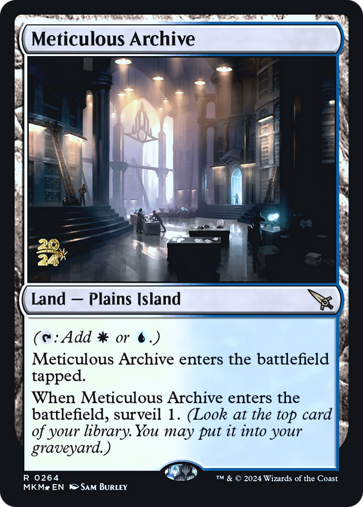 Meticulous Archive [Murders at Karlov Manor Prerelease Promos] | Mega City Incorporated