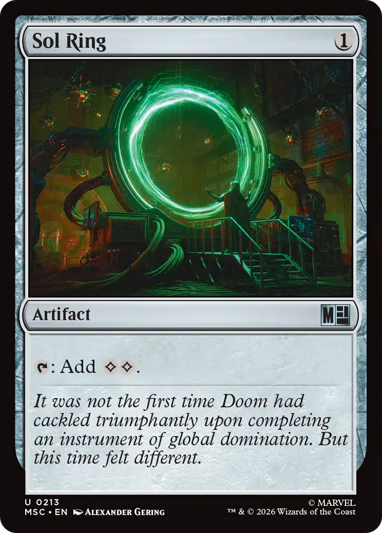 Sol Ring (0213) [Marvel Super Heroes Commander] | Mega City Incorporated