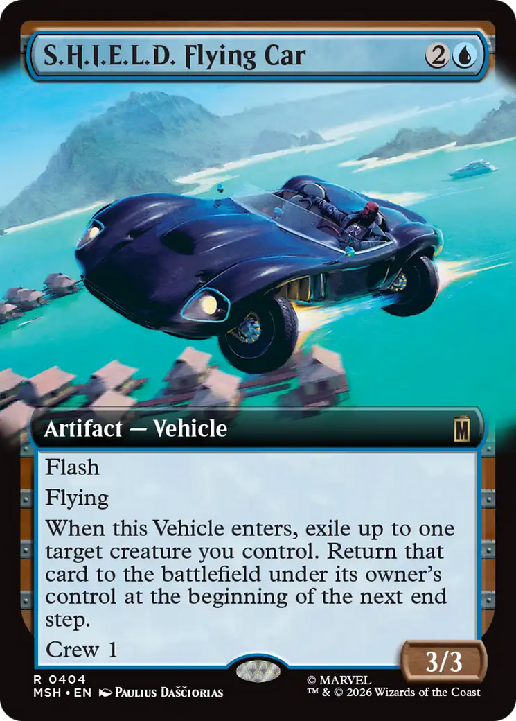 S.H.I.E.L.D. Flying Car (Extended Art) [Marvel Super Heroes] | Mega City Incorporated