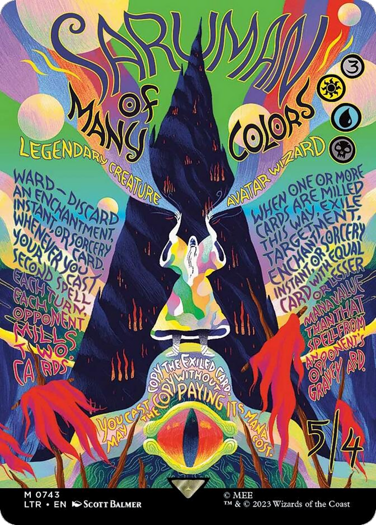 Saruman of Many Colors (Borderless Poster) [The Lord of the Rings: Tales of Middle-Earth] | Mega City Incorporated