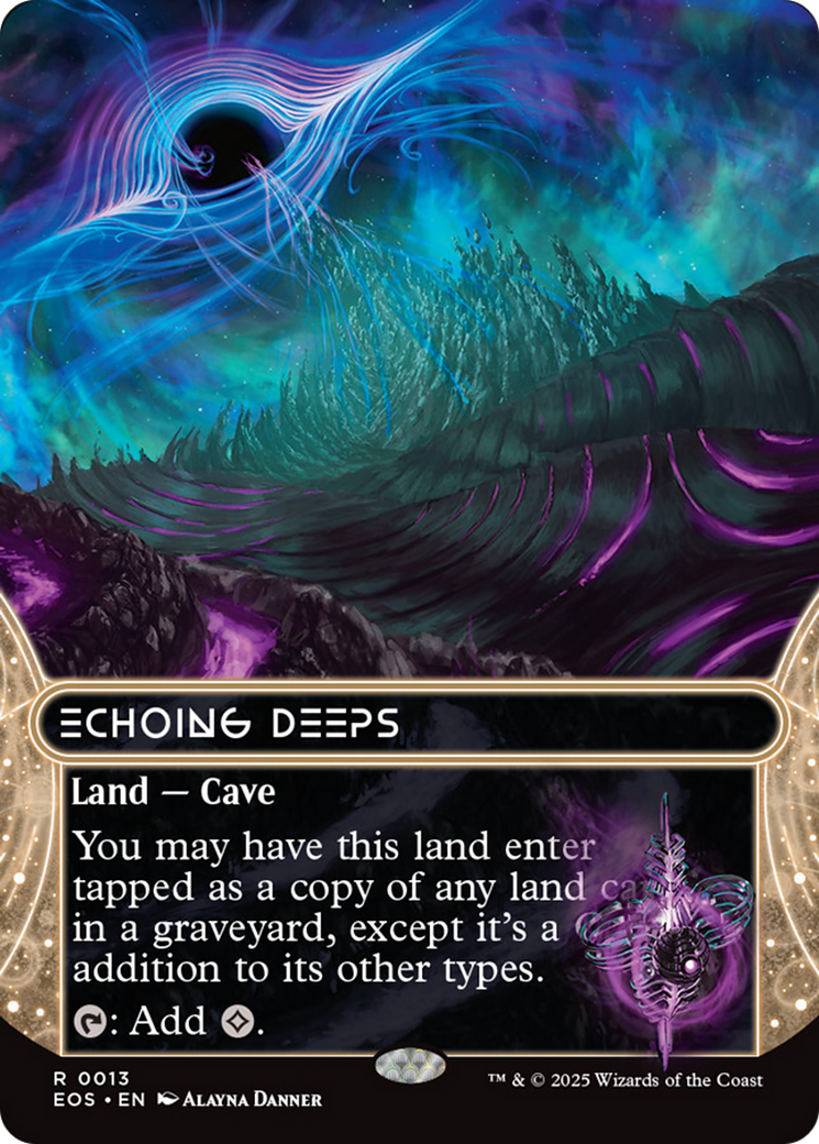 Echoing Deeps (0013) (Borderless) [Edge of Eternities: Stellar Sights] | Mega City Incorporated
