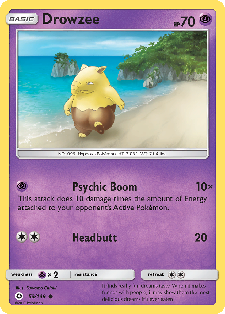 Drowzee (59/149) [Sun & Moon: Base Set] | Mega City Incorporated