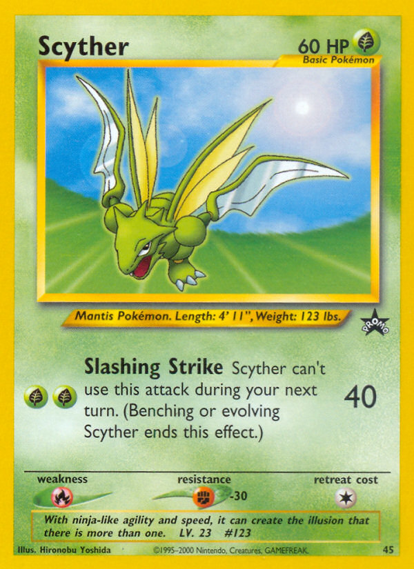 Scyther (45) [Wizards of the Coast: Black Star Promos] | Mega City Incorporated