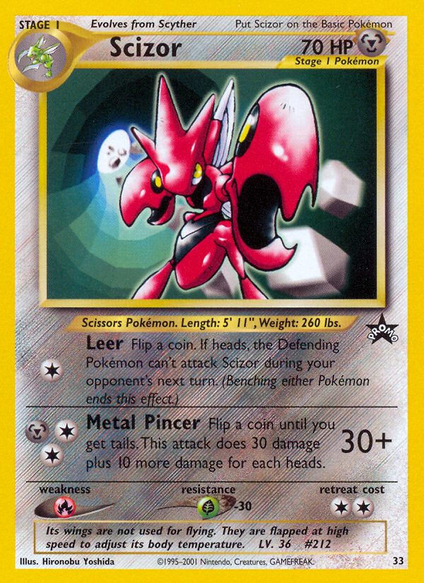 Scizor (33) [Wizards of the Coast: Black Star Promos] | Mega City Incorporated