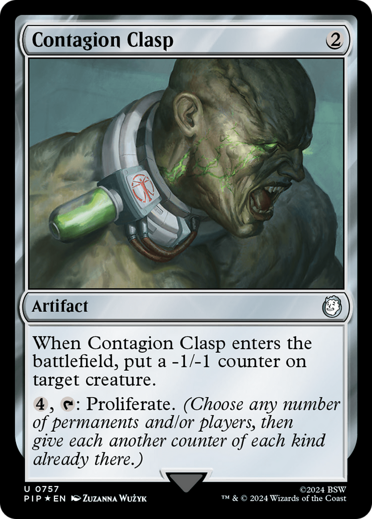 Contagion Clasp (Surge Foil) [Fallout] | Mega City Incorporated