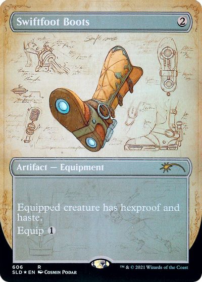 Swiftfoot Boots (Blueprint) [Secret Lair Drop Promos] | Mega City Incorporated