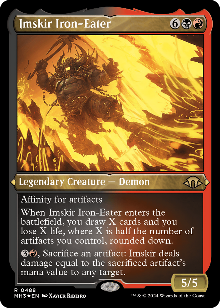 Imskir Iron-Eater (Foil Etched) [Modern Horizons 3] | Mega City Incorporated