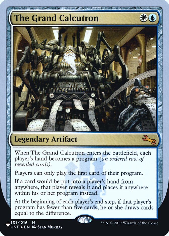 The Grand Calcutron (Unfinity Foil Edition) [The List] | Mega City Incorporated