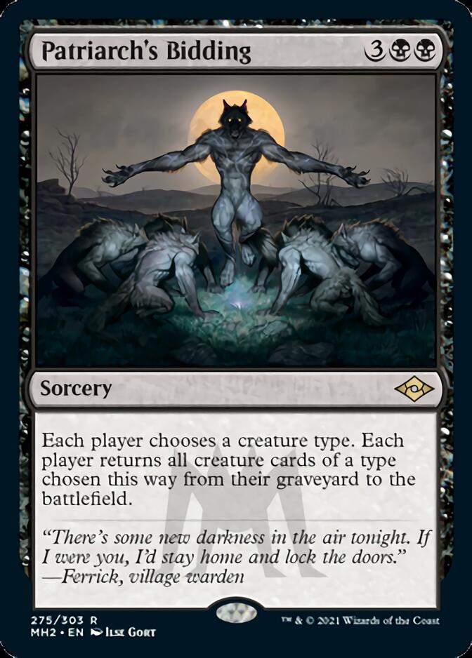 Patriarch's Bidding (Foil Etched) [Modern Horizons 2] | Mega City Incorporated