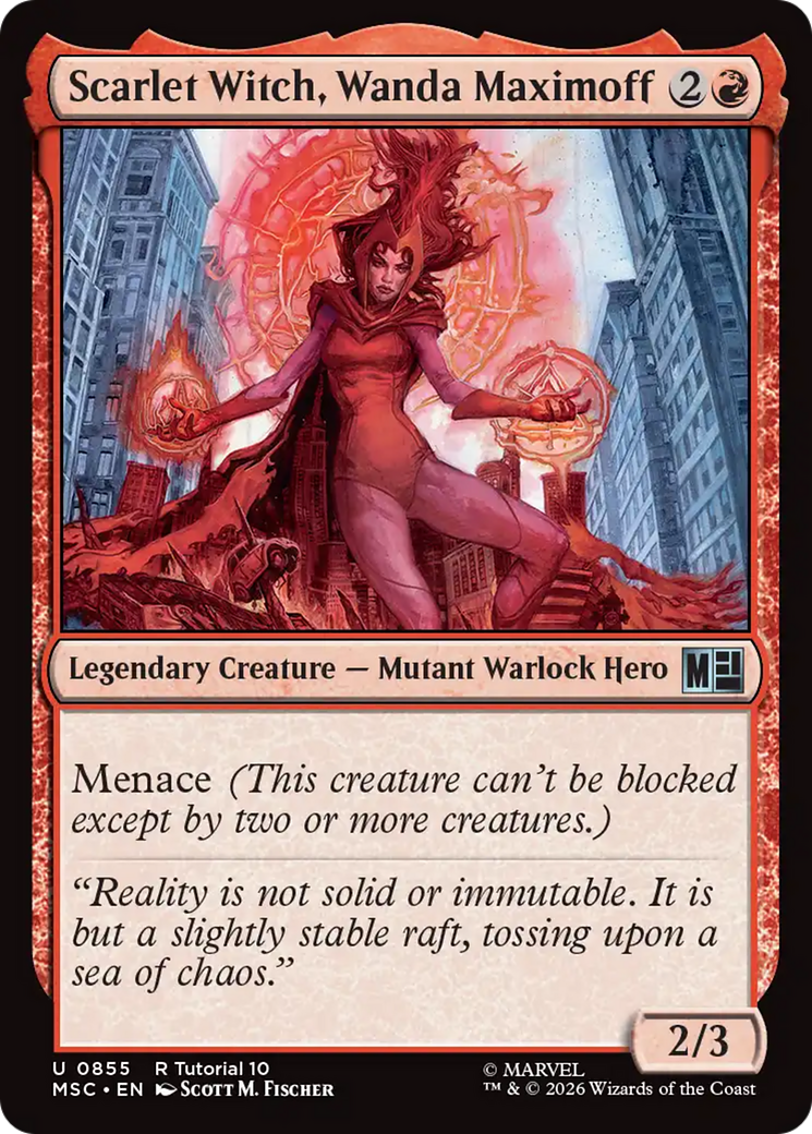 Scarlet Witch, Wanda Maximoff (0855) [Marvel Super Heroes Commander] | Mega City Incorporated