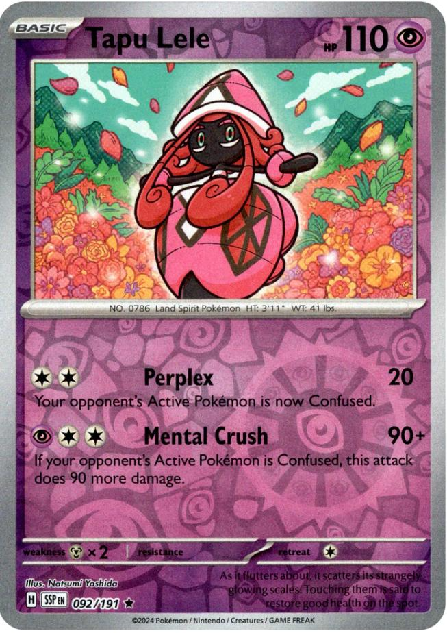 Tapu Lele (092/191) [Scarlet & Violet: Surging Sparks] | Mega City Incorporated