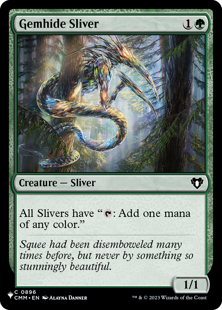 Gemhide Sliver (CMM) [The List] | Mega City Incorporated