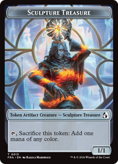 Sculpture Treasure // Beast Double-Sided Token [Reality Fracture Tokens] | Mega City Incorporated