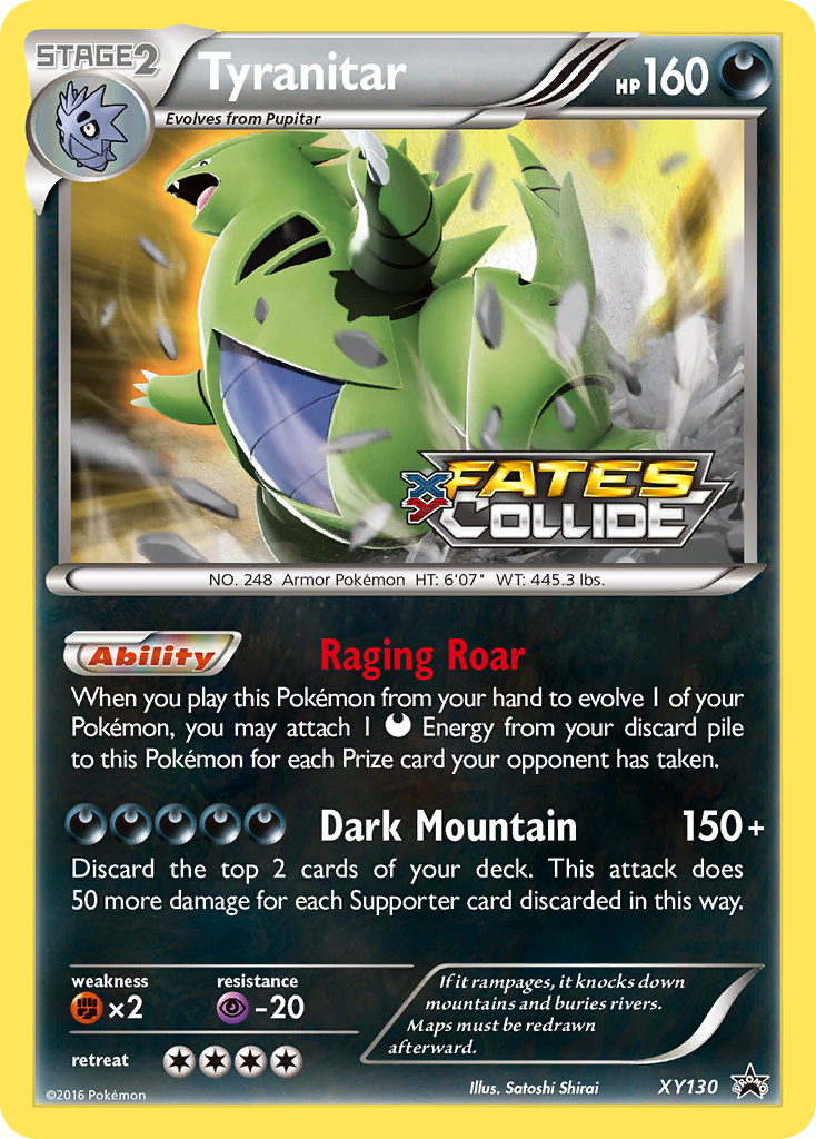 Tyranitar (XY130) [XY: Black Star Promos] | Mega City Incorporated