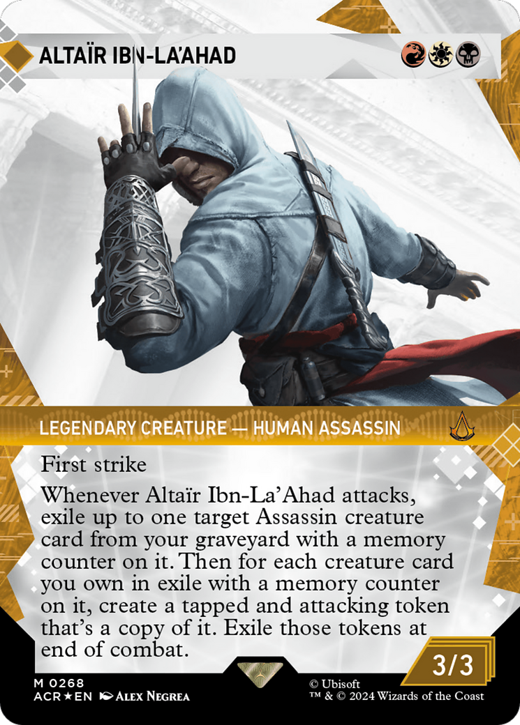 Altair Ibn-La'Ahad (Showcase) (Textured Foil) [Assassin's Creed] | Mega City Incorporated