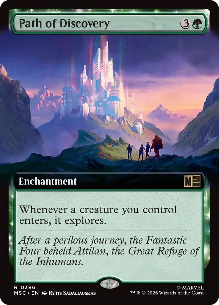Path of Discovery (Extended Art) [Marvel Super Heroes Commander] | Mega City Incorporated