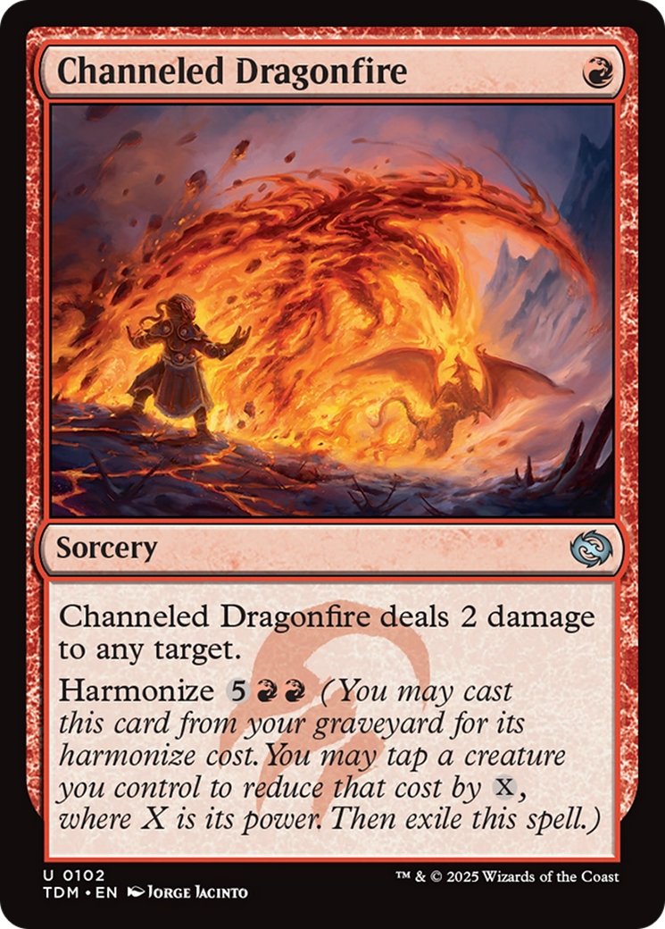 Channeled Dragonfire [Tarkir: Dragonstorm] | Mega City Incorporated
