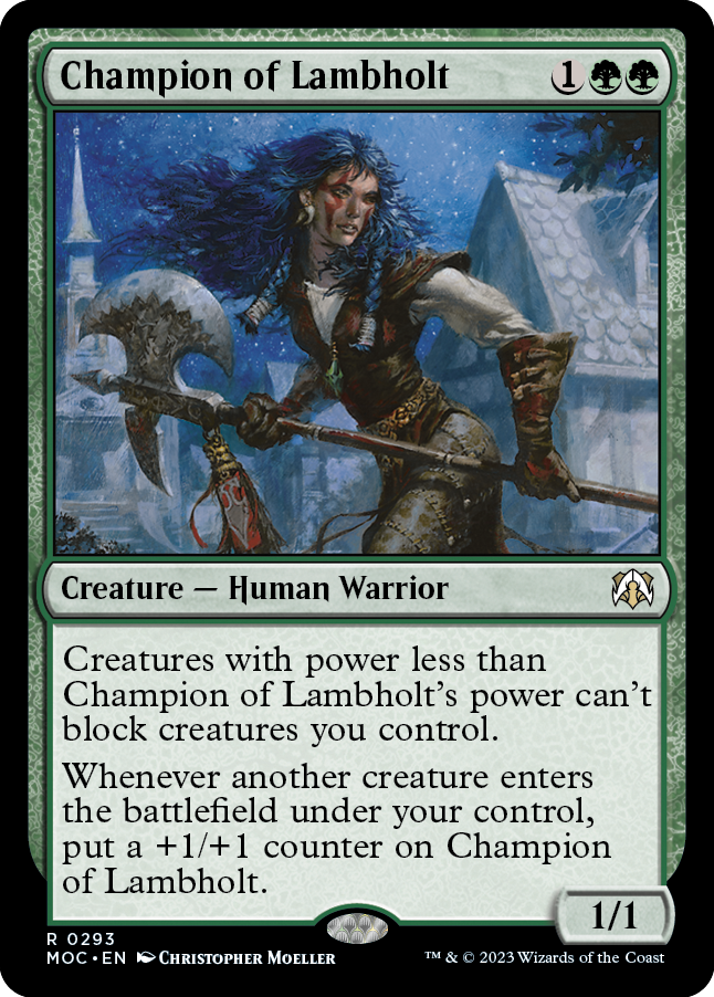 Champion of Lambholt [March of the Machine Commander] | Mega City Incorporated