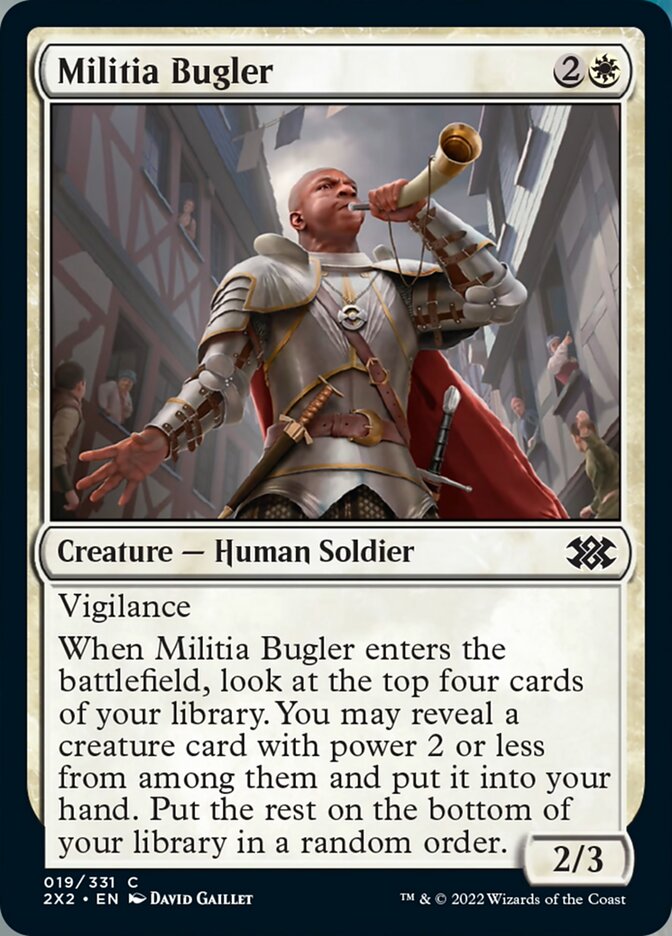 Militia Bugler [Double Masters 2022] | Mega City Incorporated