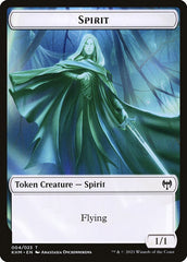 Dwarf Berserker // Spirit Double-Sided Token [Kaldheim Tokens] | Mega City Incorporated