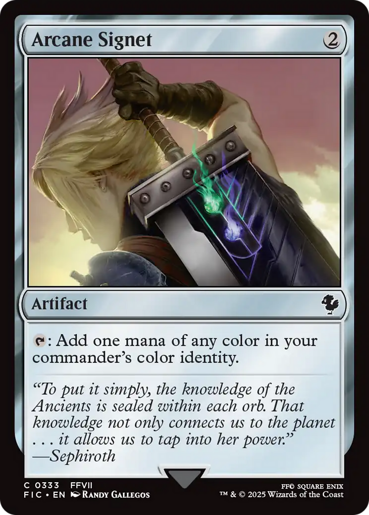 Arcane Signet (0333) [FINAL FANTASY Commander] | Mega City Incorporated