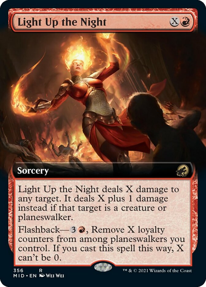 Light Up the Night (Extended Art) [Innistrad: Midnight Hunt] | Mega City Incorporated